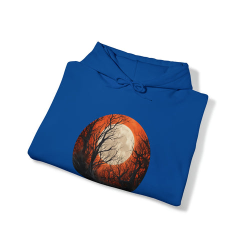 Halloween Harvest Moon - Graphic Hooded Sweatshirt
